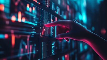 Business data analysis and office statistics for sales, profit, and cost insights – generative ai concept