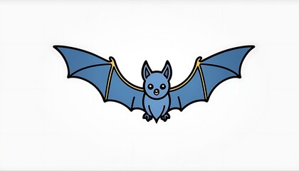 Fototapeta premium bat silhouette design as illustration, creepy Bat with transparent background, bat, silhouette, Bat 6