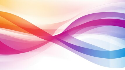 Abstract Colorful Wave Patterns for Modern Background Design