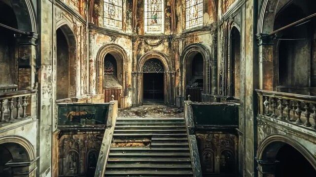 Urban exploration photography capturing eerie beauty of decaying abandoned buildings in forgotten cities