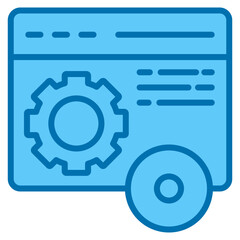 Obraz premium Software Icon