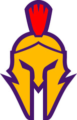 soldier greek roman sports logo