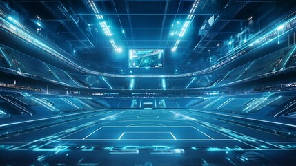 Advanced Sports Complex with Digital Innovations