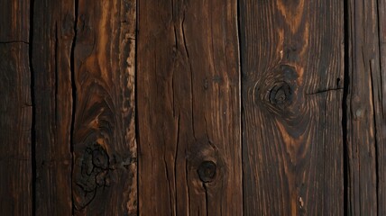 Obraz premium AI-Generated Aged Brown Wooden Texture Background - Perfect for Rustic Designs