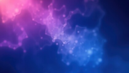 Fototapeta premium a close up of a blurry image of a blue and pink background