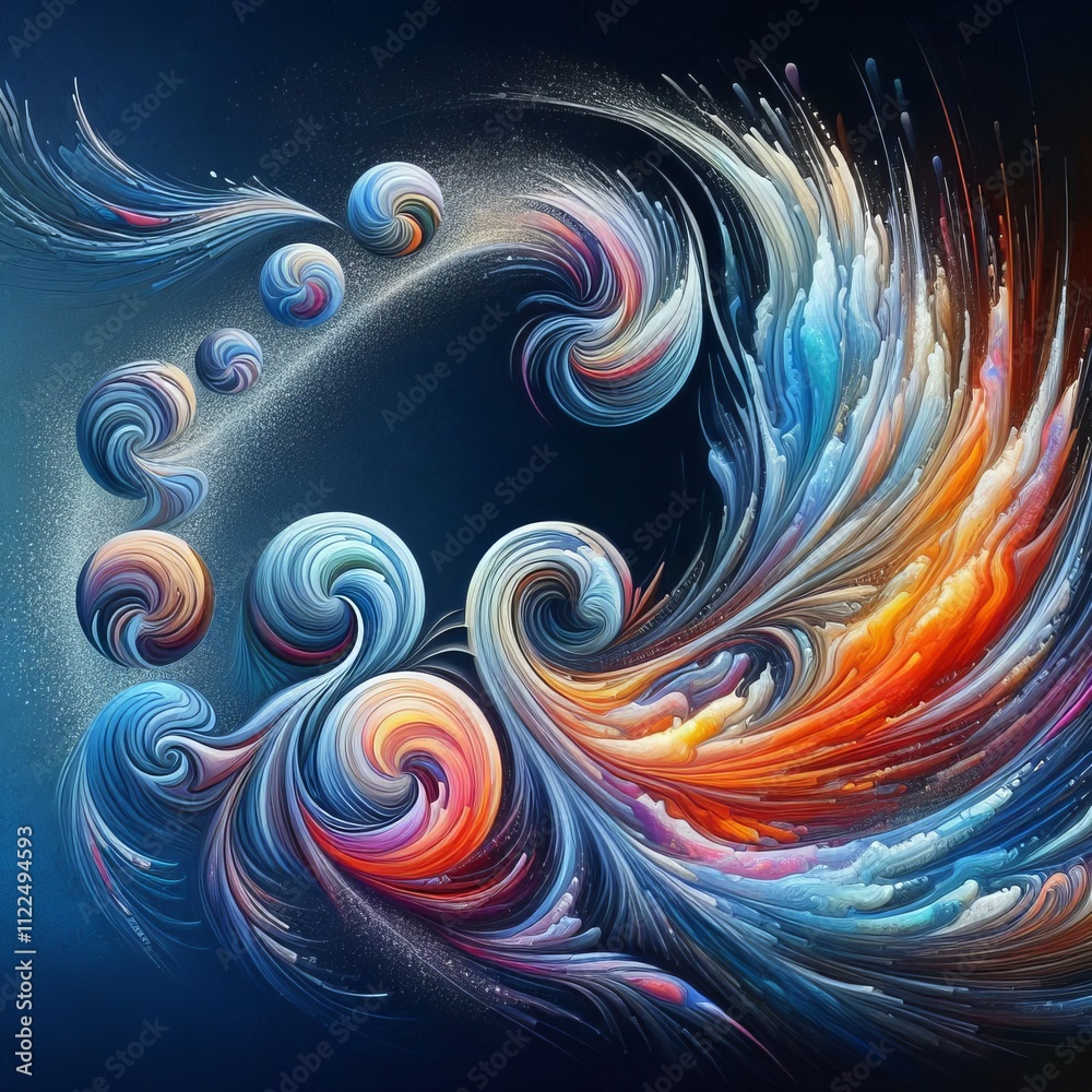 Poster evolving forms illustrate evolving forms that transition through