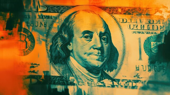 A close-up of a ten-dollar bill featuring a prominent historical figure.