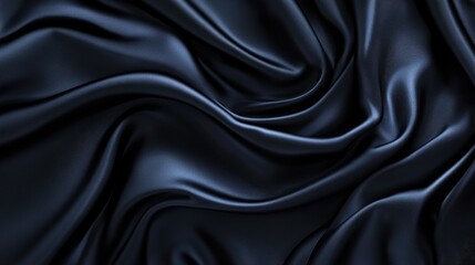 Fototapeta premium Abstract black satin background