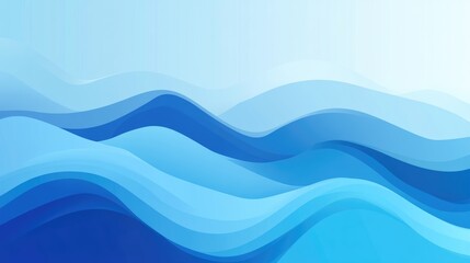 Obraz premium Abstract Blue and light blue gradient background, Blue wave background, Blue wallpaper, Blue gradient Background, Technology background, presentation background, backdrop background, Blue curve