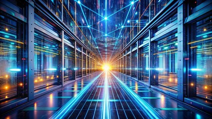 Obraz premium Secure, scalable cloud backup with intelligent data sync, ensuring future-proof data protection.