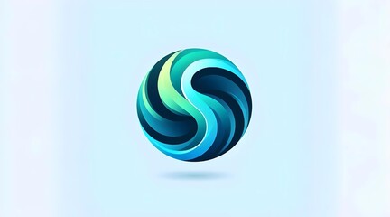 abstract blue background with circles