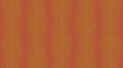 Crafted hand drawn curve brush line abstract wave pattern, Japanese inspired wood carving, engraving, weaving, basketry textured background, simple graphic for carpet, textile, wrapping paper