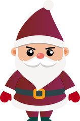 Cute Santa Claus cartoon, merry christmas