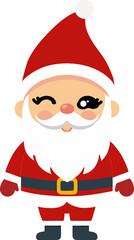 Cute Santa Claus cartoon, merry christmas