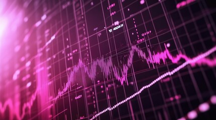 Abstract finance investing background with charts data and graphs,