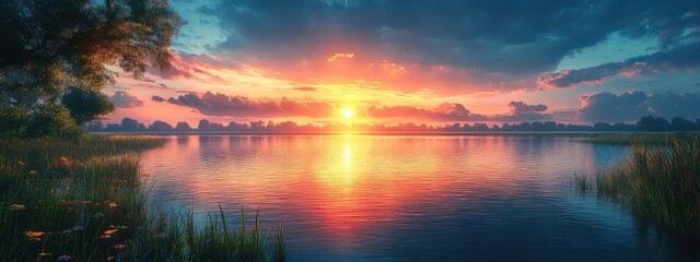 Sustainability images, fresh river, eco friendly