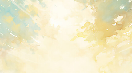 Obraz premium A minimalist watercolored background with a f