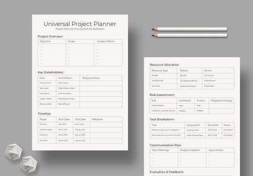 Universal Project Planner