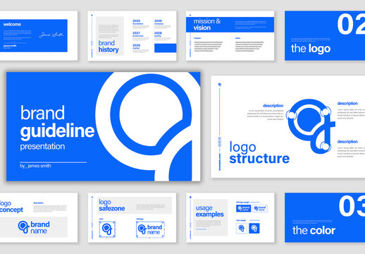 Brand Guidelines Presentation Layout