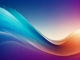 Colorful Gradient Wave Background