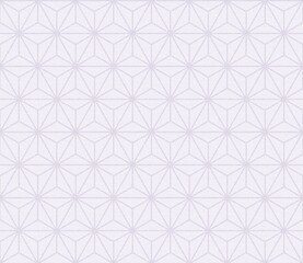 麻の葉模様　H-10'