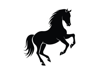 Obraz premium Majestic Horse Silhouettes Stunning Animal Clipart for Creative Projects