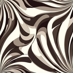 Fototapeta premium Mesmerizing Monochrome Swirls Flowing Through Elegant Abstract Design