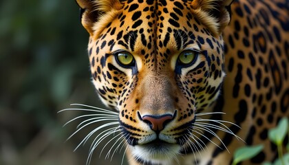 Obraz premium A close-up image of leopard, cheetah and wild animals.