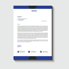 creative modern letterhead design template for your project.