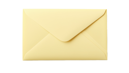 Light mellow yellow envelope pastel vanilla blank stationery isolated invitation card mock up elegant mailing copy space wedding branding lemon buttercream daffodil romantic paper background design