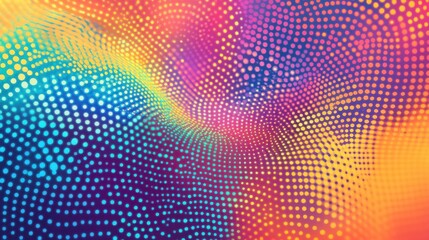 Fototapeta premium Vibrant Abstract Background with Colorful Dots and Patterns