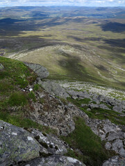 Ascent of Lochnagar from Spital of Glen Muick - Cairngorms National Park - Aberdeenshire - Scotland - UK