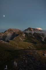 白馬槍ヶ岳と杓子岳