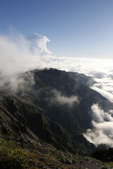 白馬岳頂上からの雲海