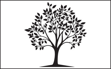 Fototapeta premium tree silhouette vector