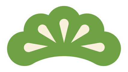 黄緑色の松素材