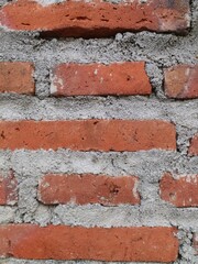 Obraz premium brick house wall background aesthetics 