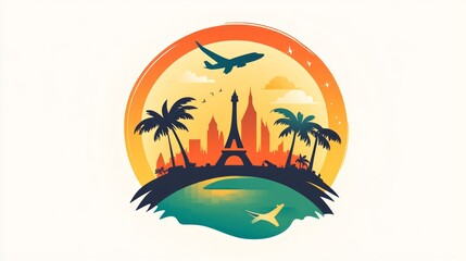 generate a logo for a travel company called TravelCapades 