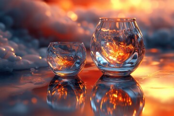 Fototapeta premium glass of water