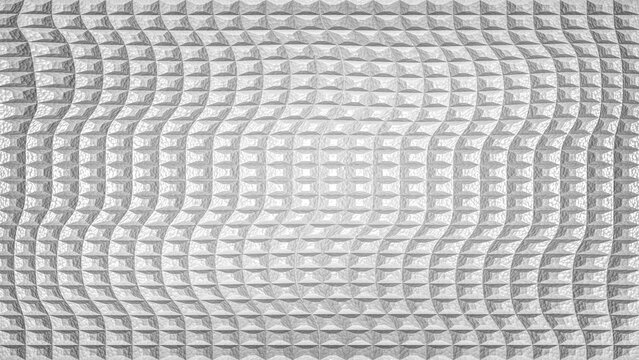 Original Modern Art Concave Wavy Tech Industry 3D Optical Illusion Texture Wallpaper in 4K Resolution 