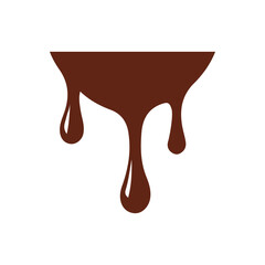 Melting Chocolate Dripping