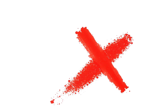 red cross isolated on white