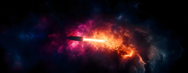Fototapeta premium Outer Space Background.