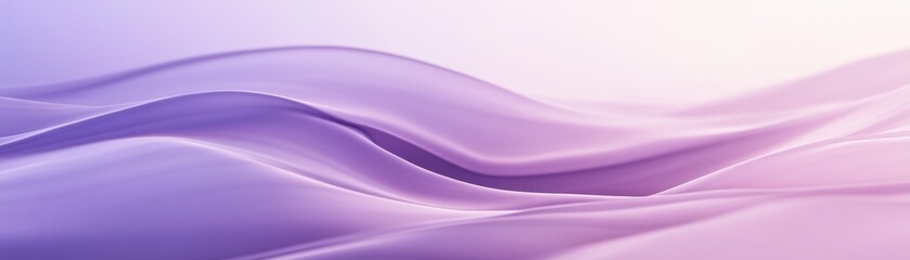 Obraz premium Abstract Lavender Wave Swirls Soft Background Design