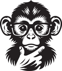 Cool Monkey Wearing Sunglasses