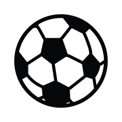 Obraz premium Soccer Ball Icon for Sports and Competition