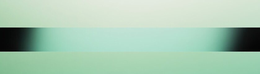 Obraz premium Abstract Green Gradient Background with Horizontal Bands