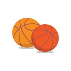 Action-Packed Basketball Game Dynamic Court Illustration