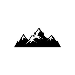 Mountains Silhouette Illustration 