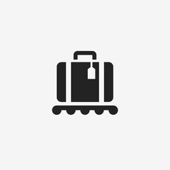 Luggage on Conveyor Belt Icon
